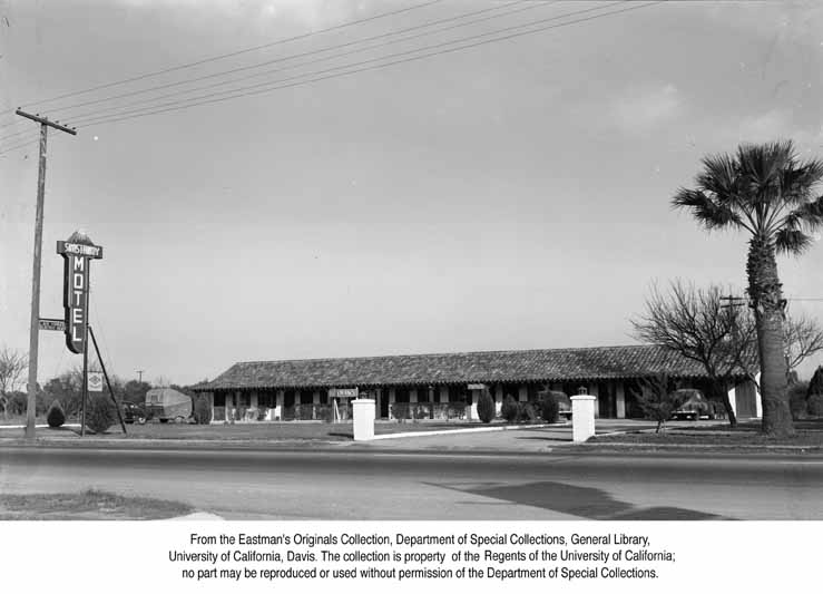 The Shastaway Motel, Corning, Calif., 1953.