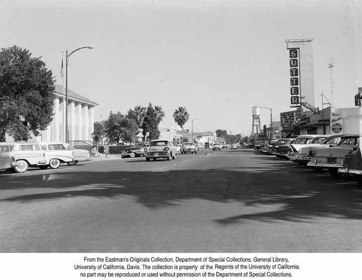 At Yuba City, Calif., 1957.