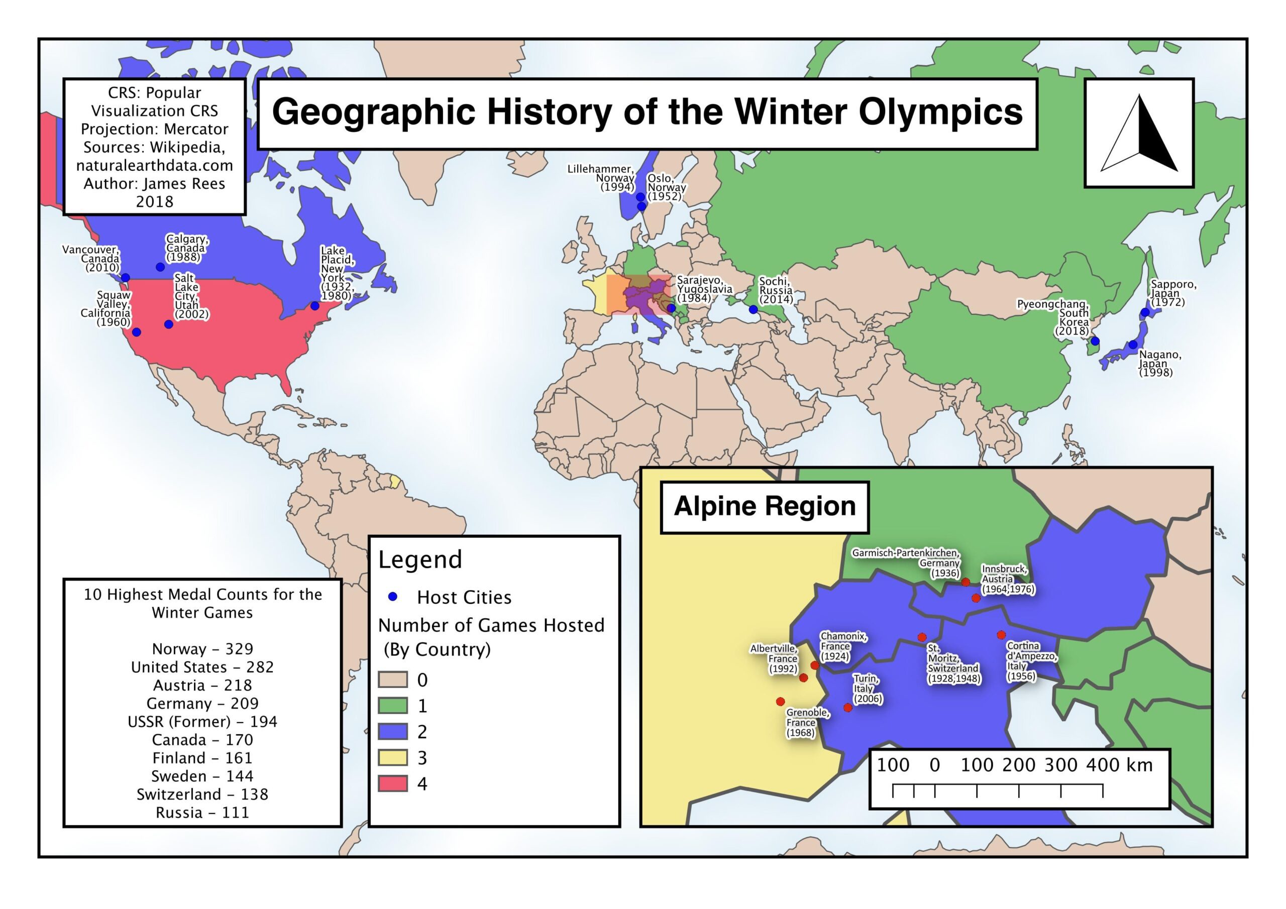 Featured Maps! Winter Olympics of the Past UC Davis Library