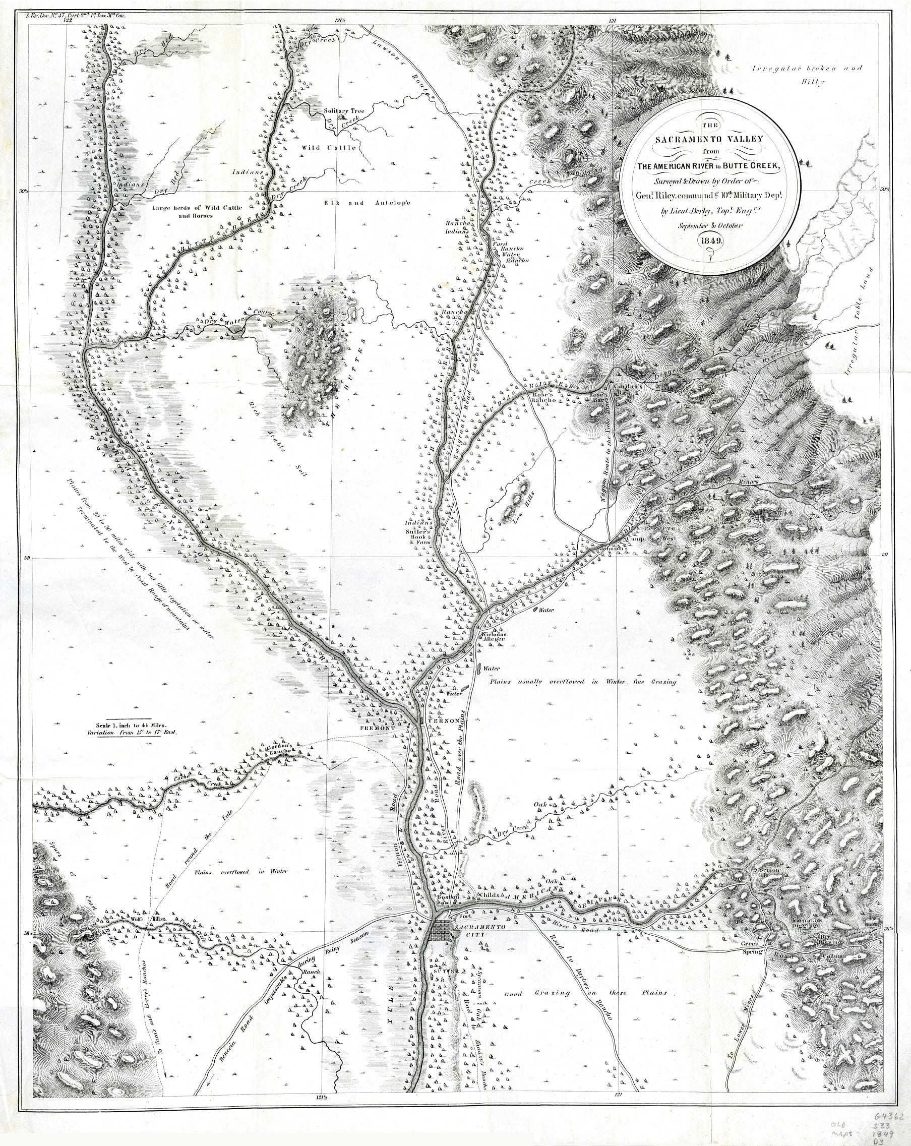 Sacramento Valley 1849