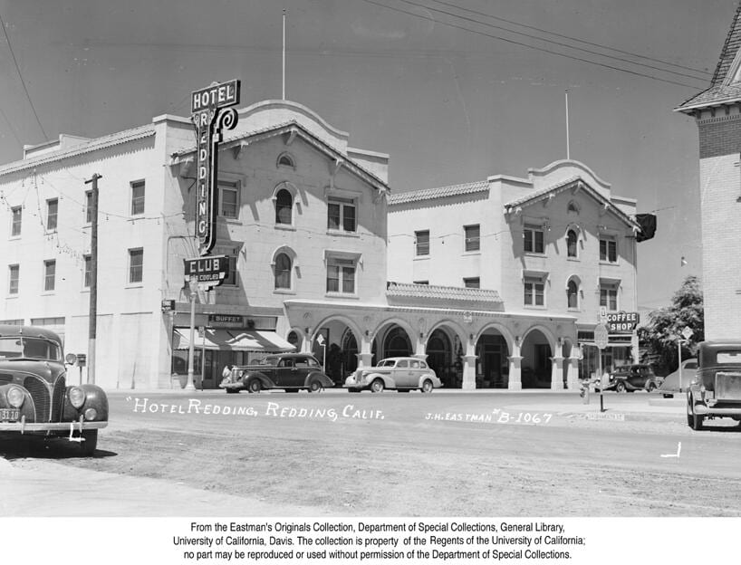 Hotel Redding, Redding, Calif., 1939.