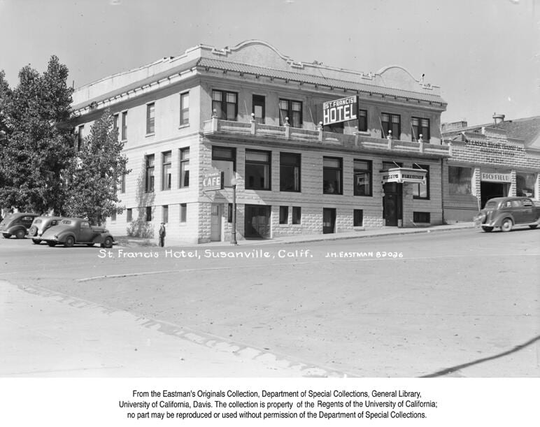 St. Francis Hotel, Susanville, Calif., 1943.