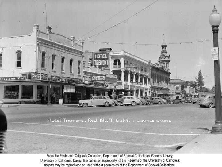 Hotel Tremont, Red Bluff, Calif., 1944. 