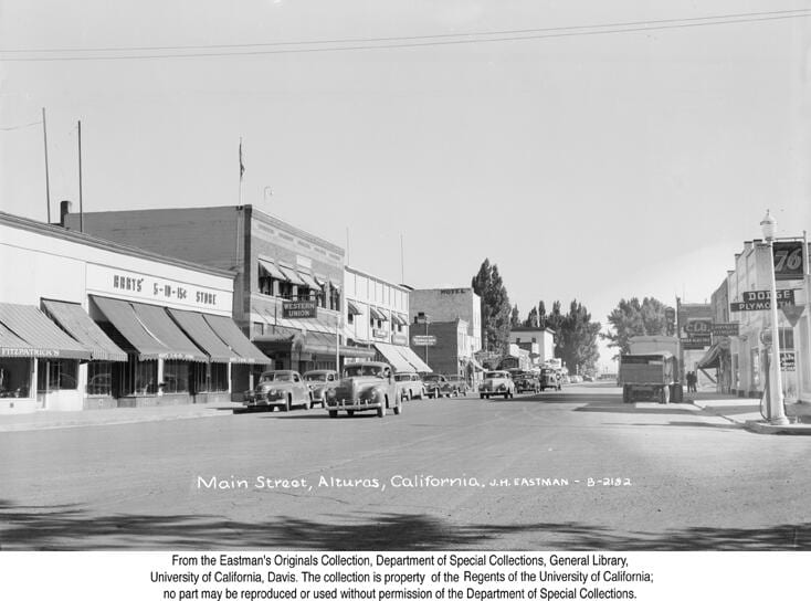 Main Street, Alturas, California, 1944