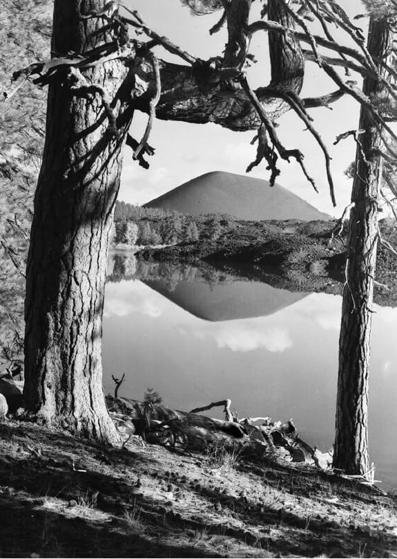 Cinder Cone and Butte Lake, Calif, 1938.