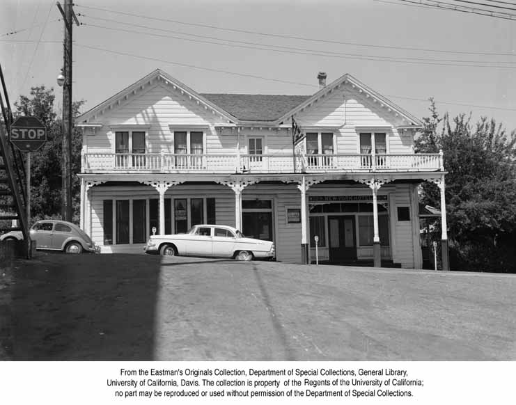 Historic Deer Creek Inn, Nevada City, Calif., 1957.