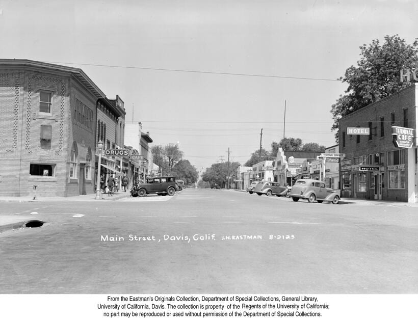 Main Street, Davis, Calif., 1944