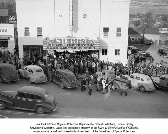 Sierra Theatre, Susanville, 1946.
