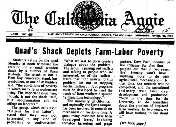 Shack Depicts Farm-Labor Poverty