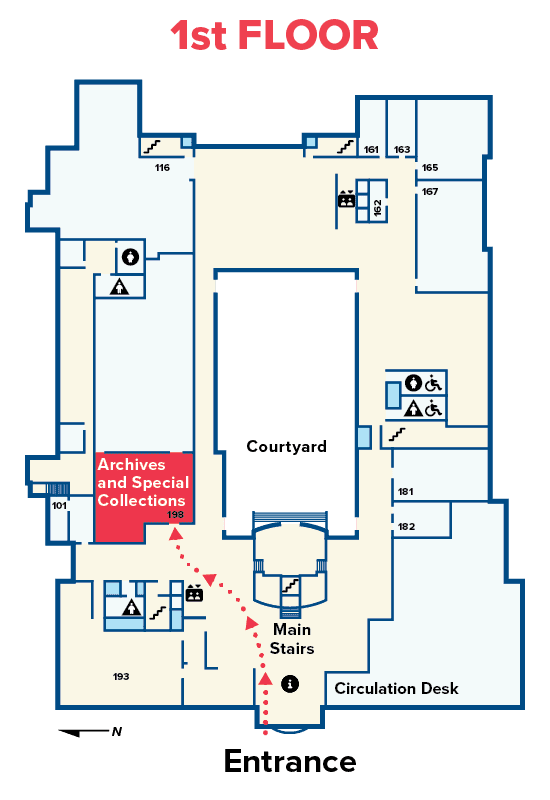 Map of 1st Floor Shields