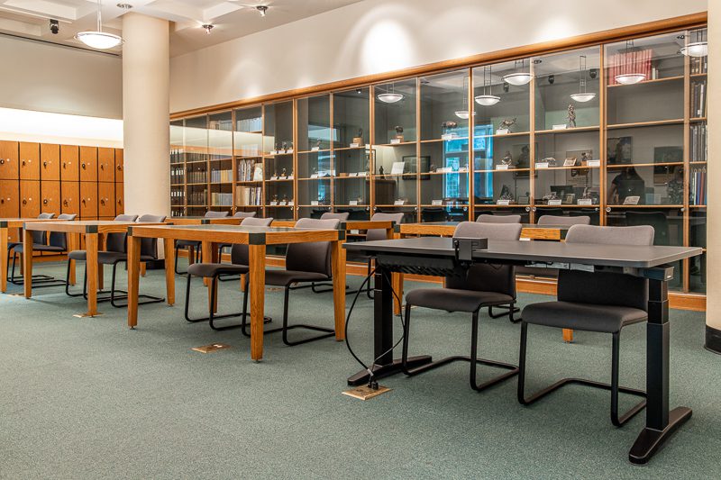 Tables in the Reading Room