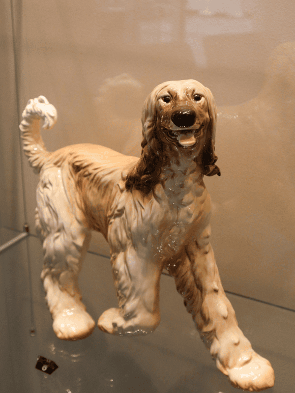 Afghan hound figurine